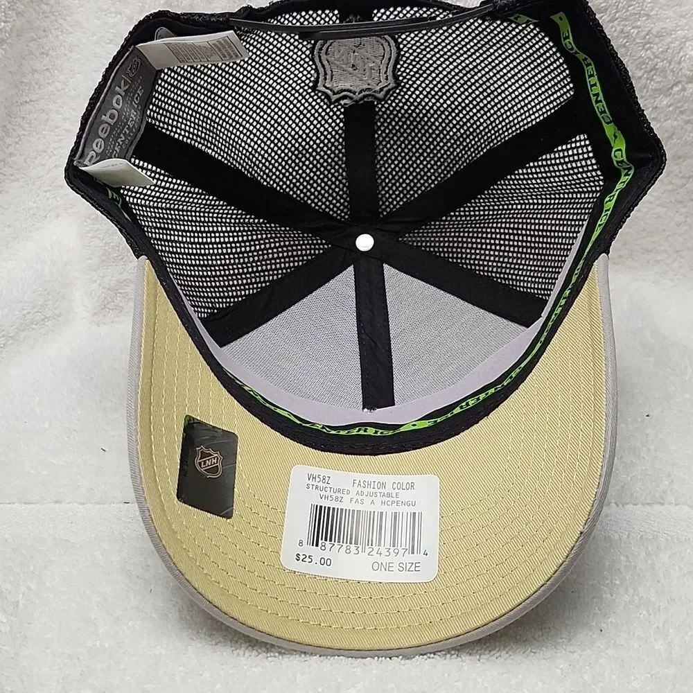 Reebok Pittsburgh Penguins Trucker Snapback Hat - New